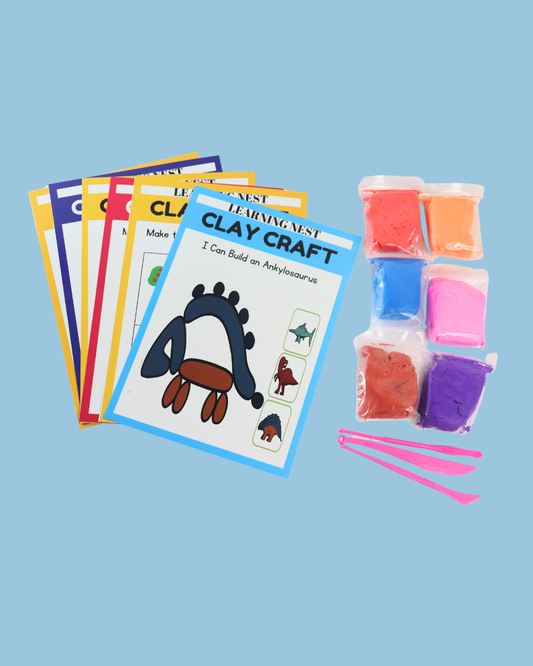 Clay Fun with Books – Hands-On Learning DIY Kit (Age 4+)