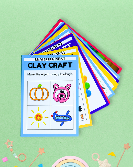 Clay Fun with Books – Hands-On Learning DIY Kit (Age 4+)