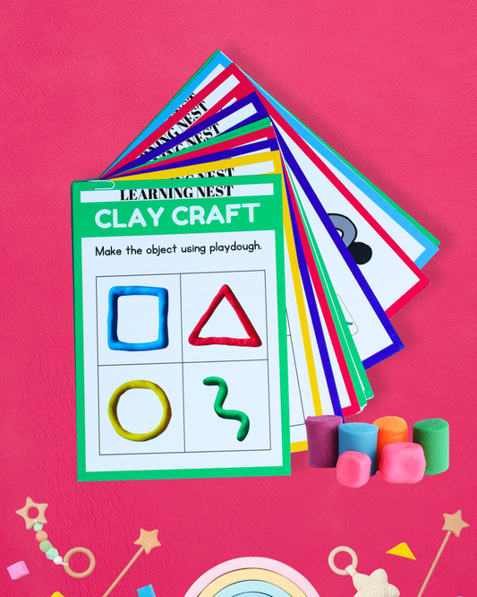 Clay Fun Activity Book – Hands-on Learning for Curious Minds (Age 3+)