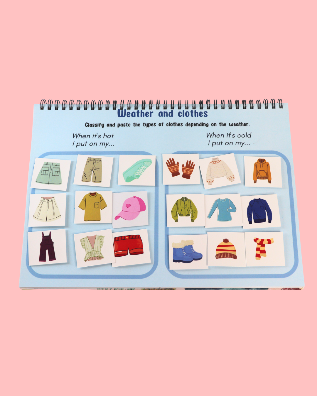 Season & Weather Activity Book Set – Explore Nature Through Fun Learning! (Ages 4+)