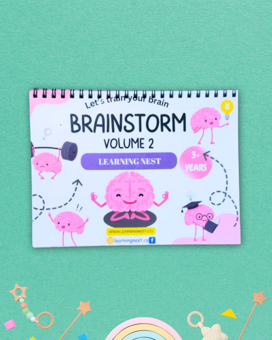 Brainstorm Book – Fun Learning Activities for Toddlers (3+) Volume 2