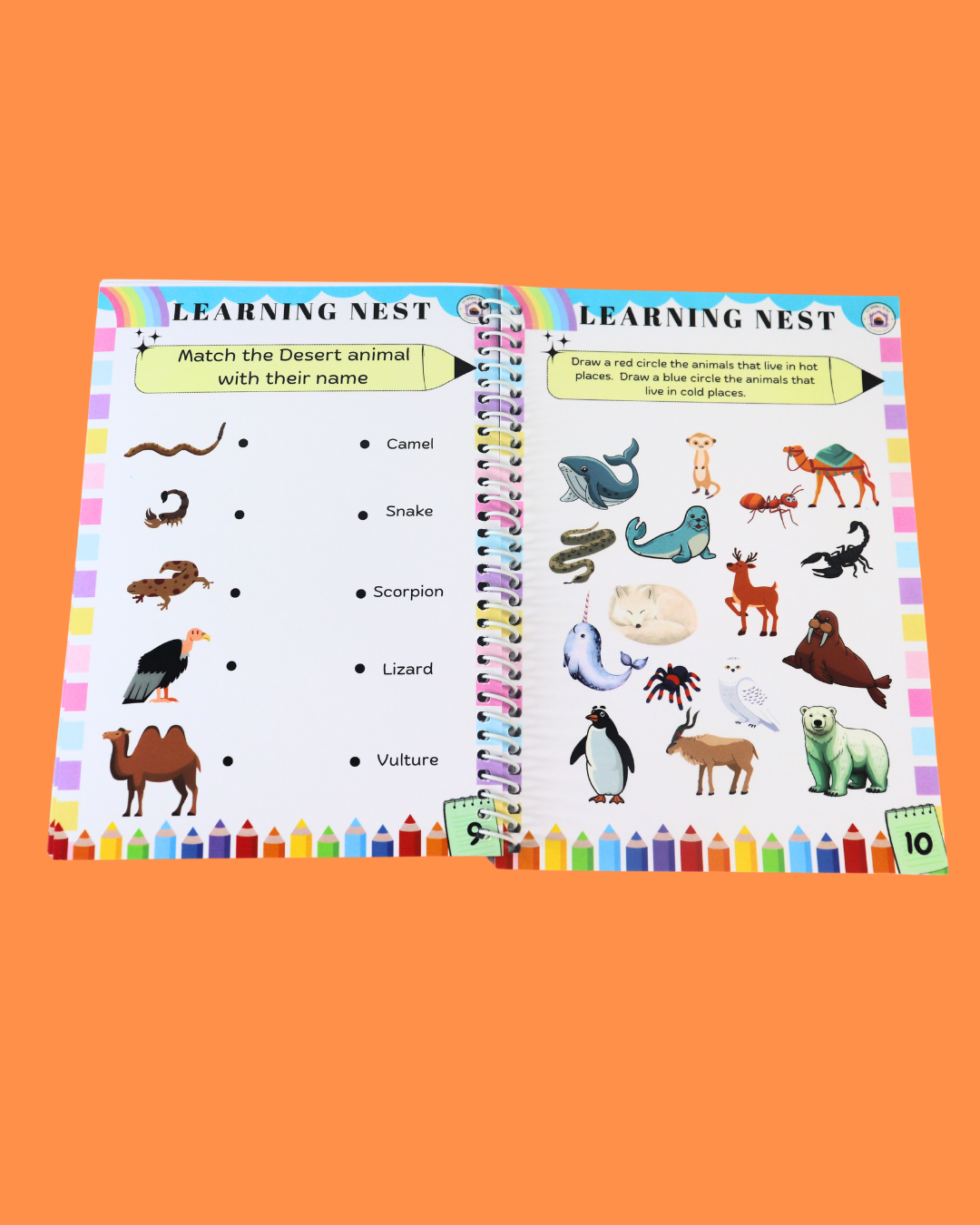 Fun Animal Learning Letโs Learn Animals โ Fun Activity Book for Early Learners (4 ...