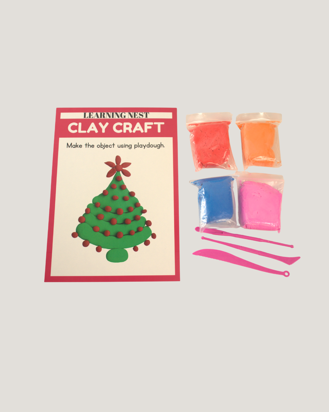 Clay Fun Activity Book – Hands-on Learning for Curious Minds (Age 3+)