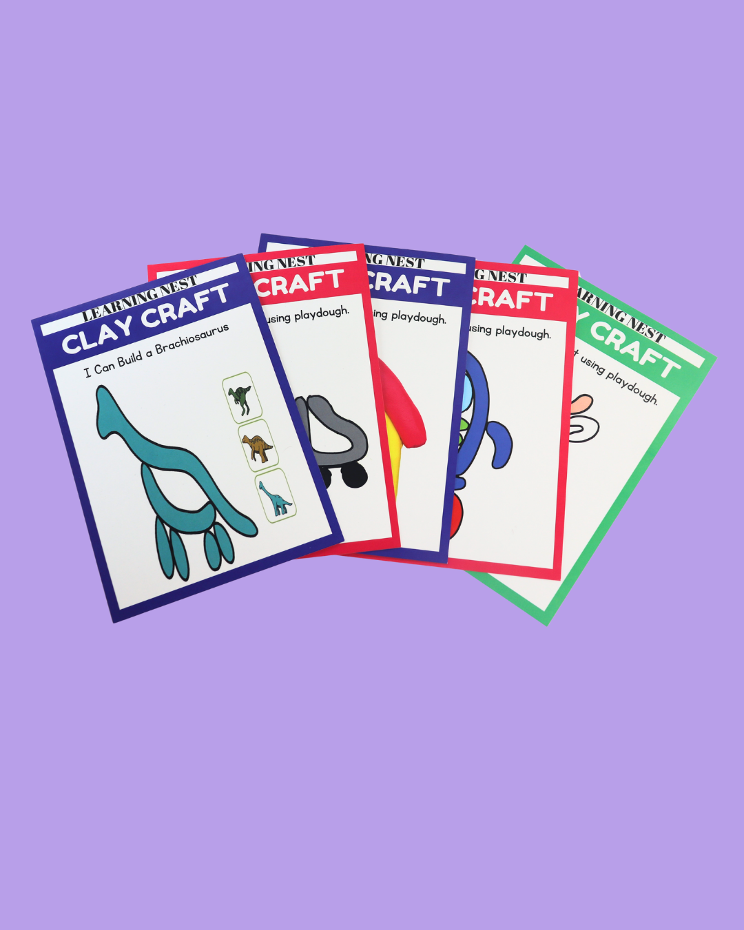 Clay Fun with Books – Hands-On Learning DIY Kit (Age 4+)