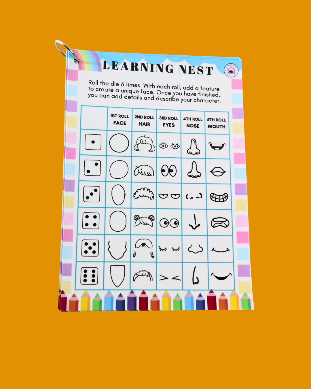 Draw & Imagine – Skill-Building Drawing Sheets for Kids (5+)