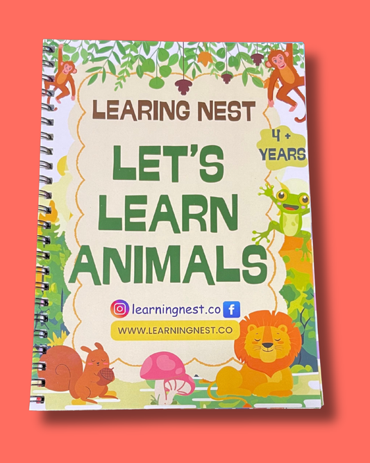 Let’s Learn Animals – Fun Activity Book for Early Learners (4+)
